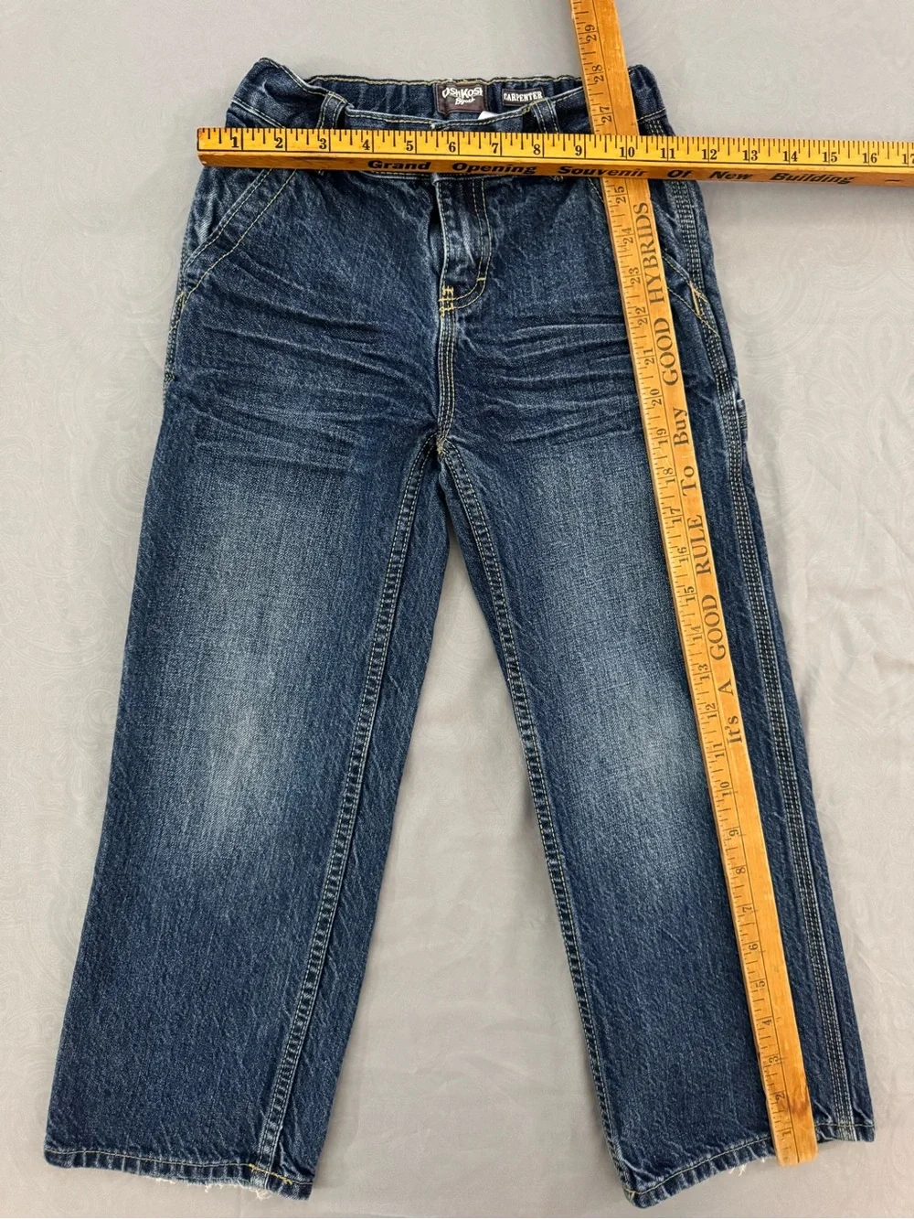 OshKosh B'gosh Boy’s Dark Blue Relaxed Carpenter Jeans